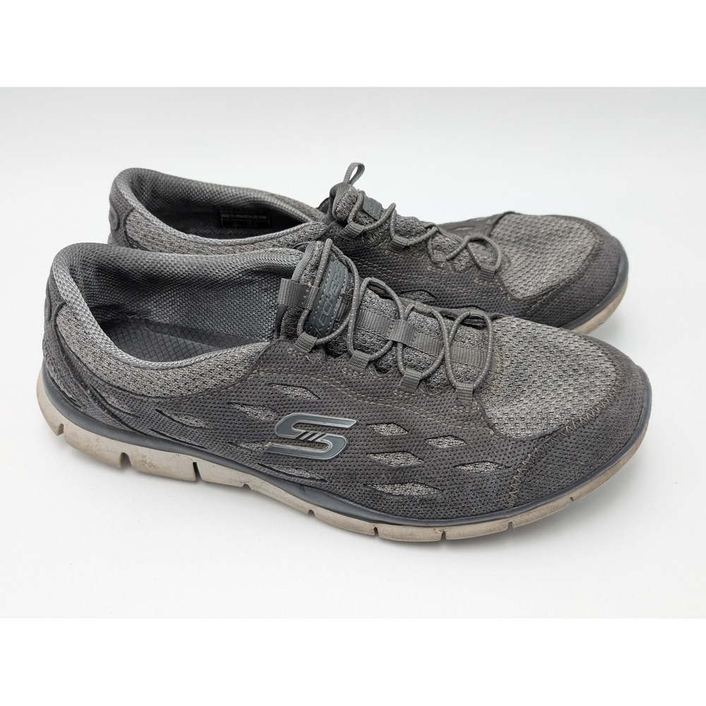 Skechers Sneakers Mens 8‎ Charcoal  Air Cooled Memory Foam Sport Walking Shoe